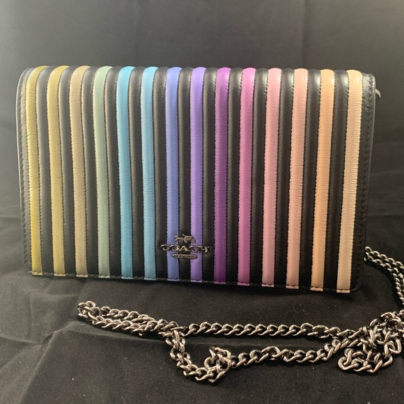 Quilted Lambskin Coach Purse - Picture 2 of 8